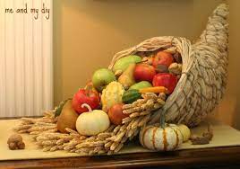 50 Stylish Thanksgiving Decorations You Ll Be Thrilled To Display This Year Thanksgiving Cornucopia Thanksgiving Decorations Diy Cornucopia Centerpiece