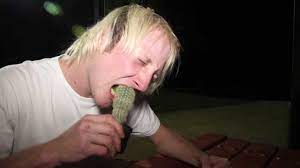 Can a human trick their mind into eating 10 cacti? Cop Cactus Munch Youtube