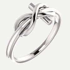 Infinity Cross Gold Christian Ring For Women Infinity Cross Cross Ring Silver Infinity