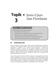 Selanjutkan kata oleh ukuran 12 pt. Topik 3 Jenis Ujian Dan Penilaian Pdf