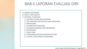 Cara program studi mengemukakan fakta. Laporan Evaluasi Diri Led Dan Kinerja Program Studi Kps Ppt Download