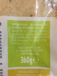 Pain Campagnard Sans Gluten Decongele Wiso 360 G E
