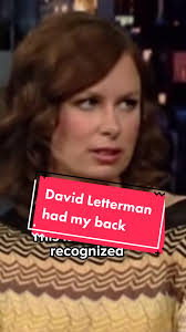 Chloe O'Brian Comedy Show Recognition at Letterman