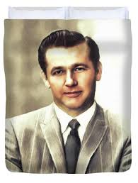 Floyd Cramer, Music Legend #1 Shower Curtain by Esoterica Art Agency