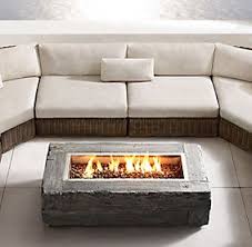 Restoration Hardware Fire Table Gas Fire Table Outdoor Fire