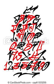 Schau dir unsere auswahl an graffiti alphabet an, um die tollsten einzigartigen oder spezialgefertigten handgemachten stücke aus unseren shops für . Graffiti Alphabet Set Street Art Calligraphy Design Alphabet Graffiti Stil Tag Buchstaben Schreiben Marker Pinsel Tinte Oder Canstock