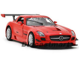 Motormax 1 24 Mercedes Benz Sls Amg Gt3 New Diecast Model Car Red Ebay