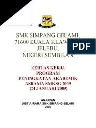 Laporan aktiviti program bulan bahasa inggeris. Kertas Kerja Program Peningkatan Akademik