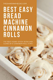 In separate bowl combine cinnamon and sugar. Bread Machine Cinnamon Roll Recipe Lifestyle Fresh Mommy Blog