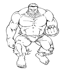 Disegni Da Colorare Hulk Per Bambini Fredrotgans