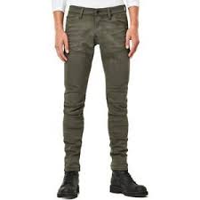 Details About G Star Mens 3d Super Slim Green Distressed 5 Pocket Jeans 30 32 Bhfo 7882