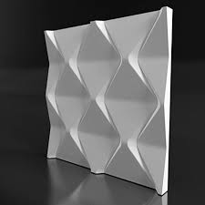 Pannello di rivestimento 3d in gesso, con decoro a onda. De Sanctis 5 Mq Pannello 3d In Gesso Rivestimento Ds8042 20 Pannelli Decorazione Della Parete 3d Idea Di Decorazione Pannellatura