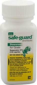 Safe Guard Dewormer For Goats 125 Ml Fenbendazole 22 49