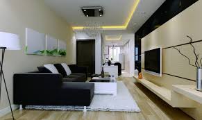 Still, a large rug in a small living room can help demarcate space. Modern Small House Simple Living Room Designs
