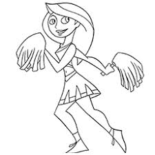 25 Beautiful Free Printable Cheerleading Coloring Pages Online
