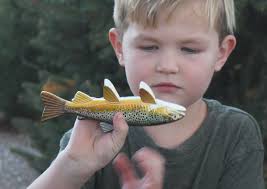Realistic Brown Trout Replica