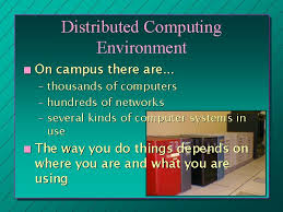 Habibullah pagarkar aniket kate prashant ponde. Distributed Computing Environment