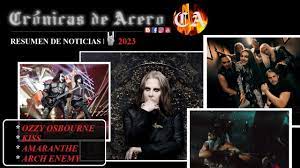 RESUMEN DE NOTICIAS | ACTUALIDAD MUNDO DEL METAL 2023 #01  @cronicasdeacerocanaloficia130 - YouTube