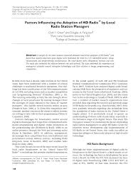 In detail, here's what you need to know about these images: Pdf Factors Influencing The Adoption Of Hd Radio By Local Radio Station Managers