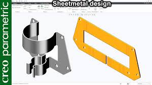 Sheet Metal Tutorial Gusset Design Punch Form In Creo Parametric Youtube