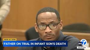 Dad accused of murdering seven-week-old son says 'he choked