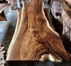 Live Edge Dining Table Or Conference Table Reclaimed Acacia Etsy Live Edge Dining Table Dining Table Acacia Wood