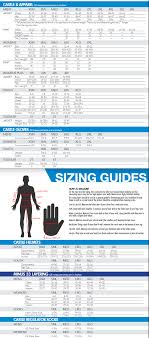 sizing charts desktop castle x snow and motorcycle apparel