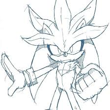 Silver The Hedgehog Silver The Hedgehog How To Draw Sonic Hedgehog Drawing