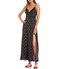 Check spelling or type a new query. Free People Out About V Neck Sleeveless Lace Maxi Floral Slip Dress Dillard S