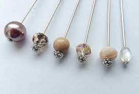 New Colours Available Neutral Pastel Hijab Pin Set With End Etsy Hijab Pins Fabric Brooch Brooches Handmade