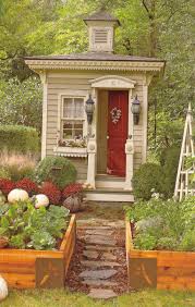 Outdoor Get Chic And Catchy Outdoor Look Through Pretty And Functional Small House Gardens Tiny House With Frontyard Ga Cottage Garden Backyard Small House