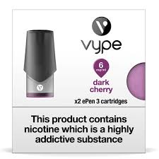 Obviously it's not just the pods we store, it's the systems that come with it too. Vype Epen 3 Dark Cherry Pods Pack Of 2 Health And Care