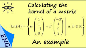 Kernel vs operating system operating system is the system software that manages the computer. Calculating The Kernel Of A Matrix An Example Youtube