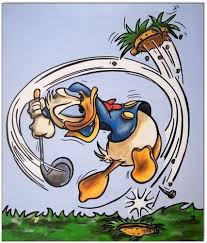 Dimenzije sudopera 50x60 cm, dimenzije korita 60x50 cm, dubina korita 18 cm. Klausewitz Original Acryl Auf Leinwand Donald Duck Golf 50x60 Cm Kaufen Bei Hood De