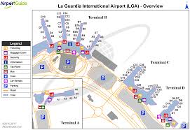 New York Laguardia Lga Airport Terminal Map Overview Airport Guide Airport Map
