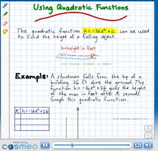 Determining The Domain And Range For Quadratic Functions Texas Gateway