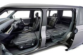 · the flat roof on the sedona is perfect for camping gear. Toyota S Toolbox Concept Sport Utility Minivan Gearjunkie