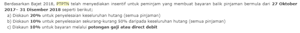 Payment on receipt of the goods. Ptptn Borrowers You Can T Escape Repayments Anymore If Pgb Happens