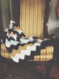 Black And White Chevron Crochet Blanket Baby Blanket Black White Gold Seafoam Peach Crochet Chevron Crochet Ripple Blanket Baby Boy Crochet Blanket Blanket Black