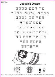 Some of the coloring page names are image result for josephs dream of mary and jesus craft with images sunday school coloring, joseph coloring preschool at colorings to, angel visits mary and joseph crafts bible coloring bible coloring christmas coloring, mary and joseph coloring at colorings to and, shepherds visit baby. An Angel Appears To Joseph In A Dream Coded Puzzle Kids Korner Biblewise