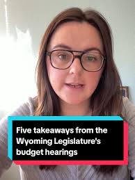Wyoming Legislature Budget Hearings Findings