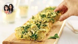 Baguette Apero Aux Epinards Et Aux Artichauts D Alexandra Diaz Et Genevieve O Gleman Recipe Cooking Entrees Appetizers