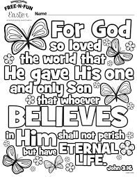 Use the john 3 16 coloring coloring page as a fun activity for your next children's sermon. John 3 16 Coloring Page Northern News