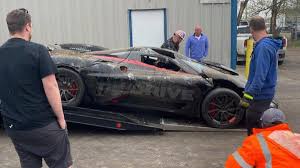 The top speed of both 312.4 and 305.4 are what i got solving my equations. Top Speed Record Holding Ssc Tuatara Wrecked After Car Carrier Ferrying 1 9m Hypercar Tipped Over