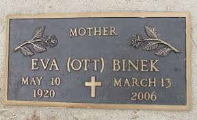 Eva Ott Binek (1920-2006)