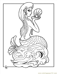 There's something for everyone from beginners to the advanced. Mermaid Coloring Page 1 Coloring Page For Kids Free The Little Mermaid Printable Coloring Pages Online For Kids Coloringpages101 Com Coloring Pages For Kids