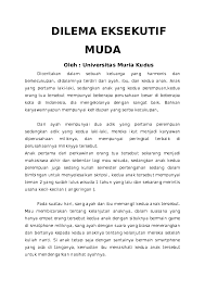 Jiwa anak kepemimpinan anak pertama muncul karena terbiasa dengan tanggung jawab, seperti misalnya saat anak pertama di. Doc Opera Van Mawa Achmad Wahyudi Academia Edu