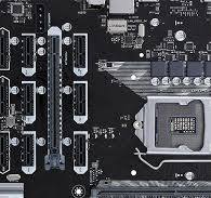 The ASUS B250 Mining Expert motherboard boasts 19 PCIe slots ...