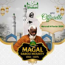 Baboulahi - 🛑 OFFICIELLE MAGAL Daroul Mouhty ÉDITION 2026 ✨ MERCREDI 4  FÉVRIER 2026 #Lart_Du_Mouridisme 📸 Alarba 21 janvier mooy bènu Fanu  barakhlu CHAHBANN | Facebook