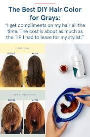 Diy Hair Color Made Easy The Color Is Perfect It S Easy To Use Covers My Gray And It Stays Well The At Home Hair Color Hair Colour Design Diy Hair Color